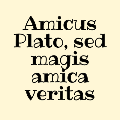 Amicus Plato, sed magis amica veritas significato traduzione